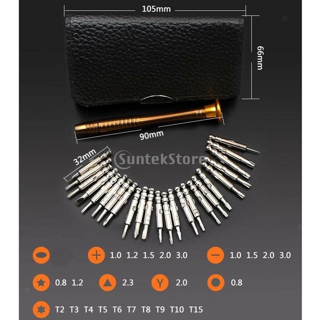 Multifunctional Opening Repair Tool Kit 25 In 1 Precision Screwdriver
