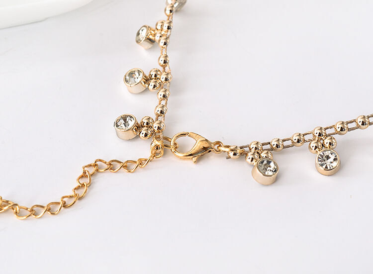 New Sexy Crystal Pendant Choker Necklace Goth Gothic Grunge Boho Retro Chain 90s