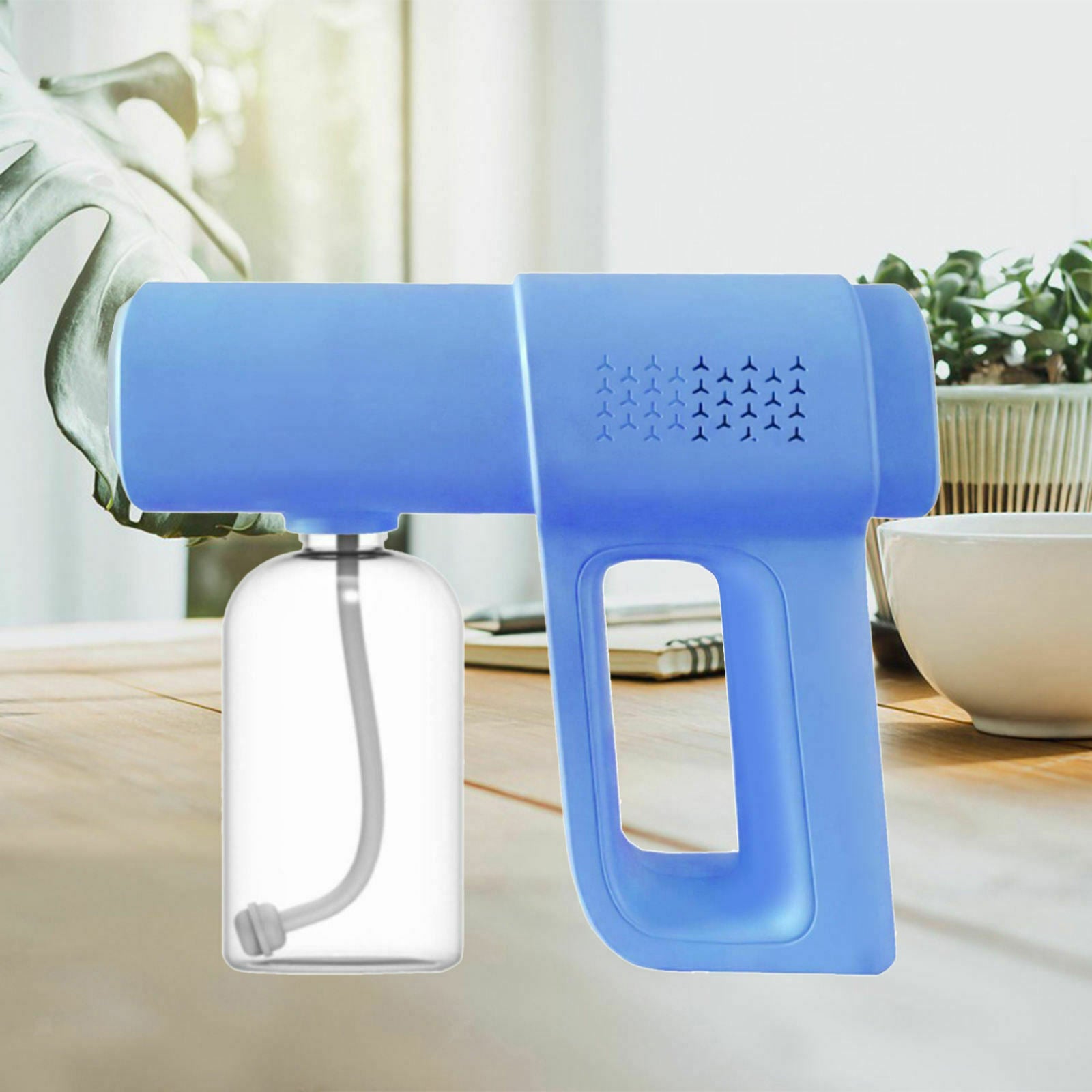 Portable, 380 Ml Fog Machine, Blue, Cordless, Electric Disinfection Sprayer