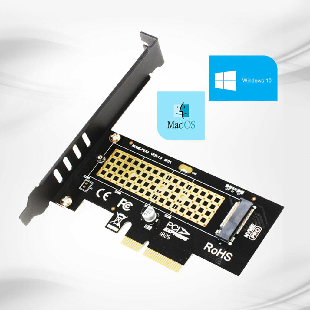 1 Pc M.2 to PCIe Adapter, NVME SSD PCI-e 3.0 x 4 Host Controller Expansion Card