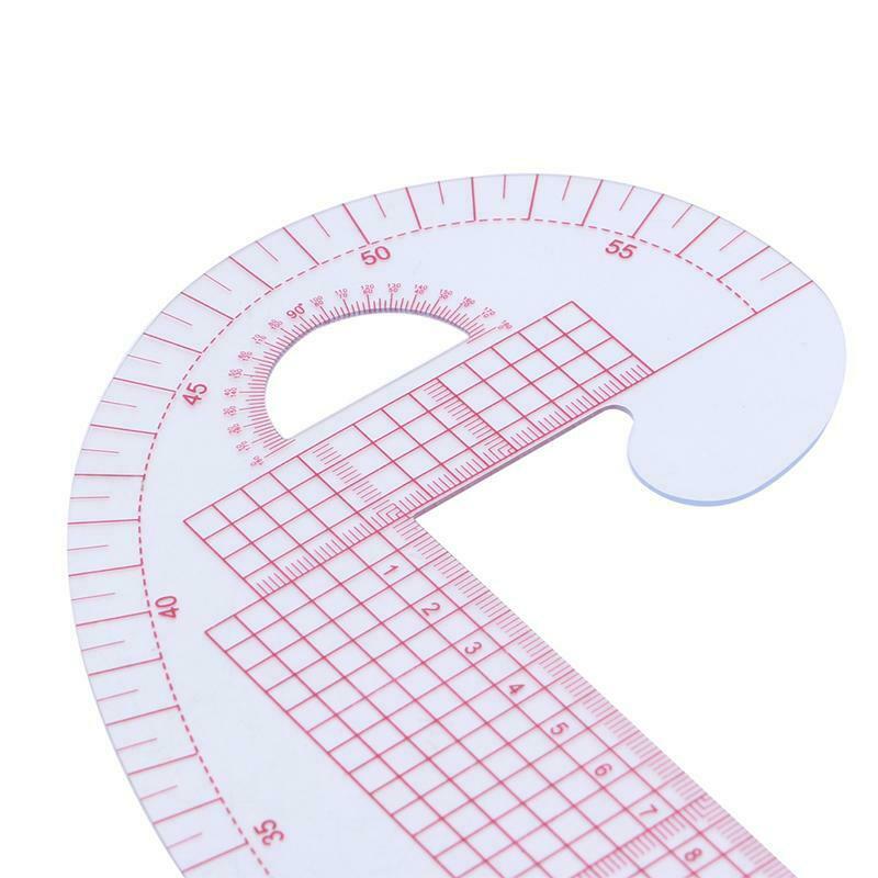 Multi-function Clothing Ruler for Making Clothes Tailor Sewing Tool Plastic