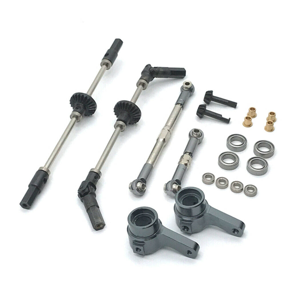 Parts Metal Bridge Axle For WPL Henglong 1/16 6WD RC Military Truck Car