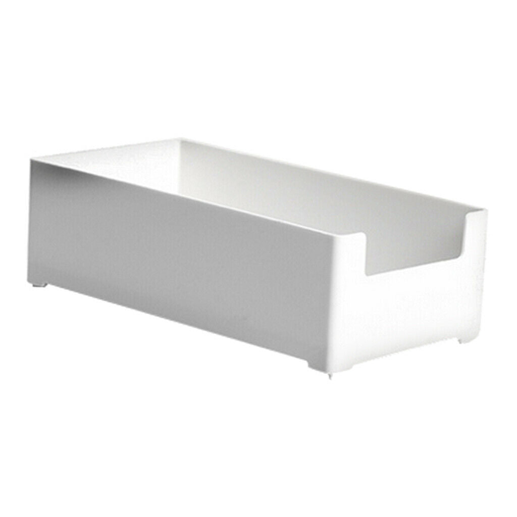 Set of 3 Plastic Desk Drawer Storage Tray White for Jewelries Eco-friendly