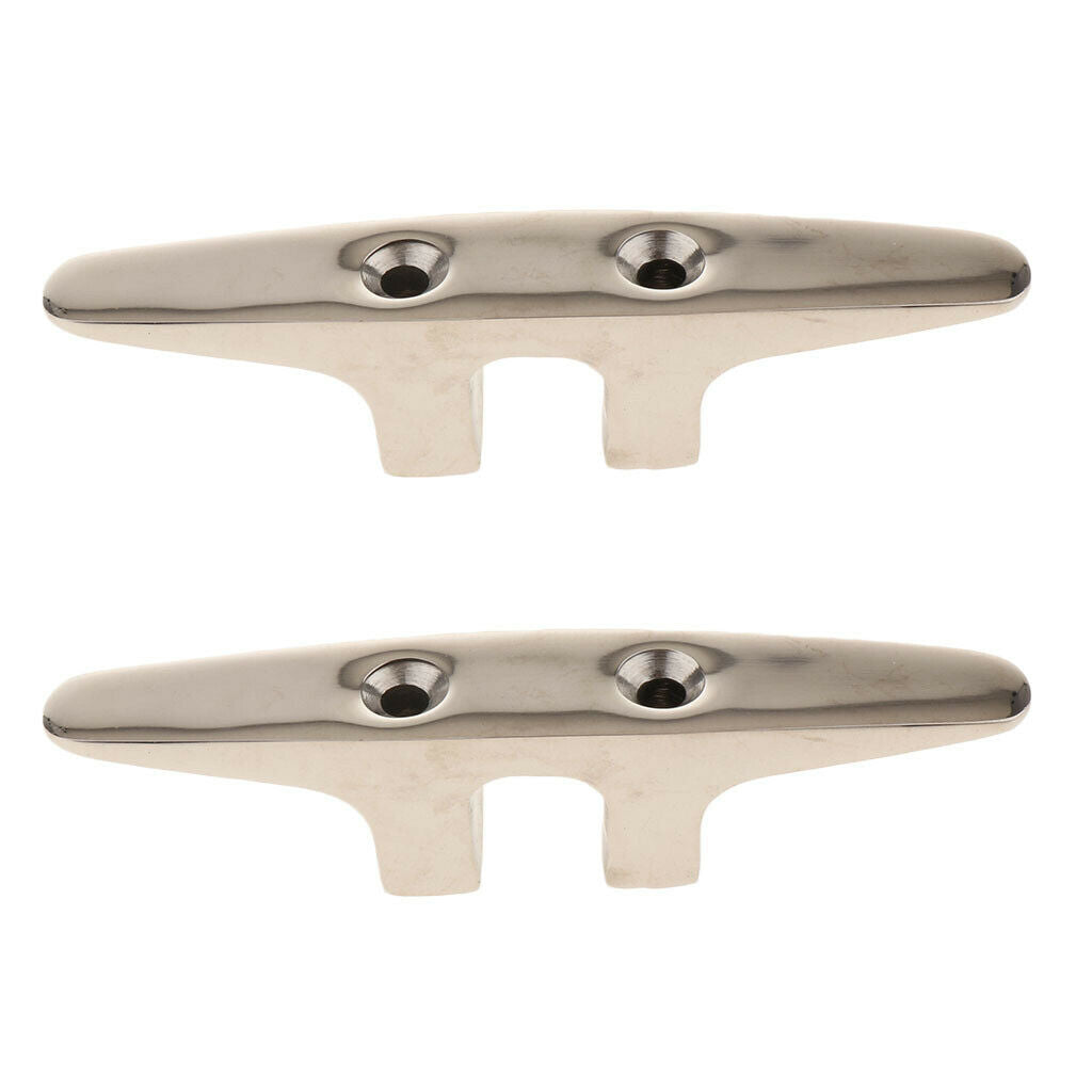 2pcs Boat Mooring Cleat Open Base Dock Cleat For Yacht Ship Kayaks Canoes