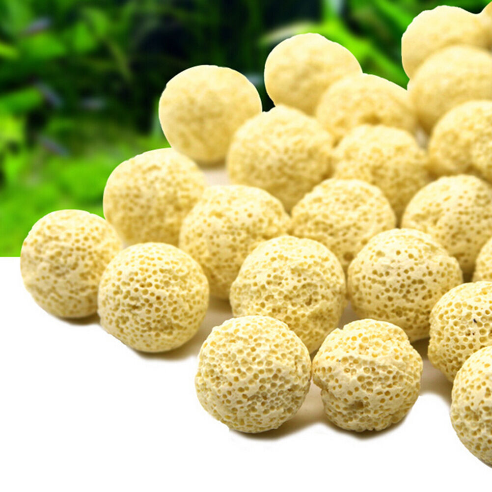 Aquarium Porous Ceramic filter media Net Bag- Biological ball fish tank X.l8
