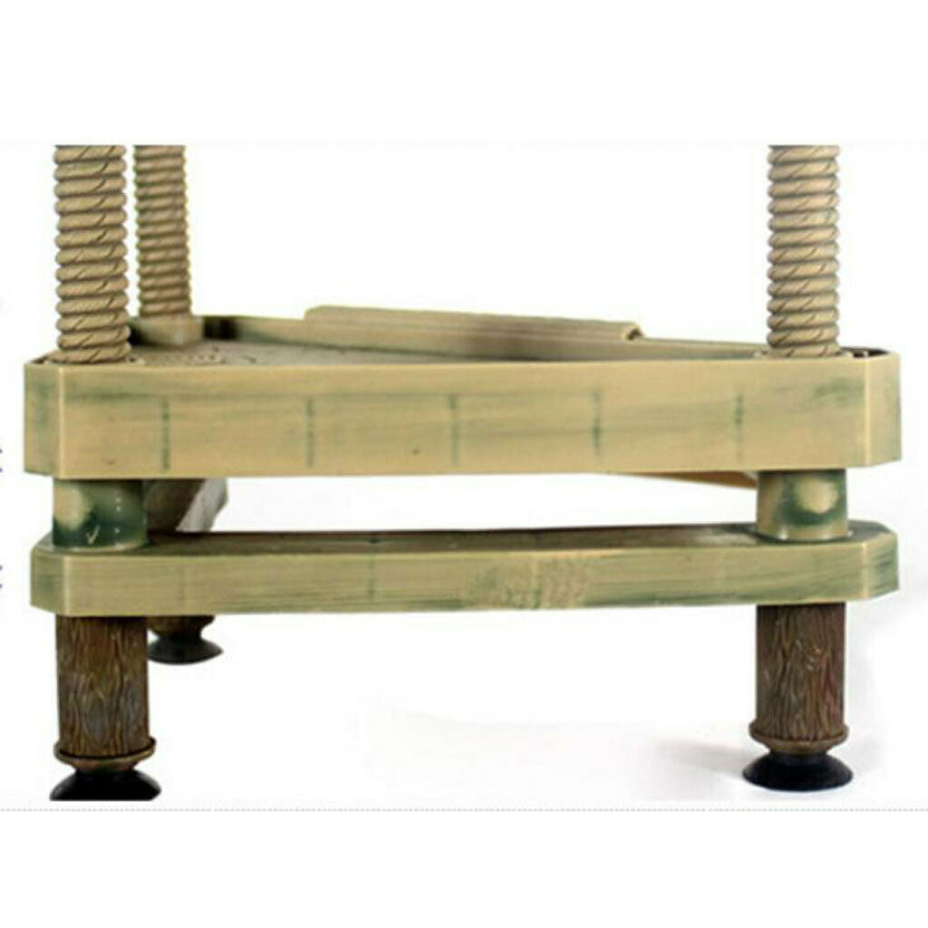 Decor Turtle Floating Dock Basking Platform Ramp Ladder with Support Frame for