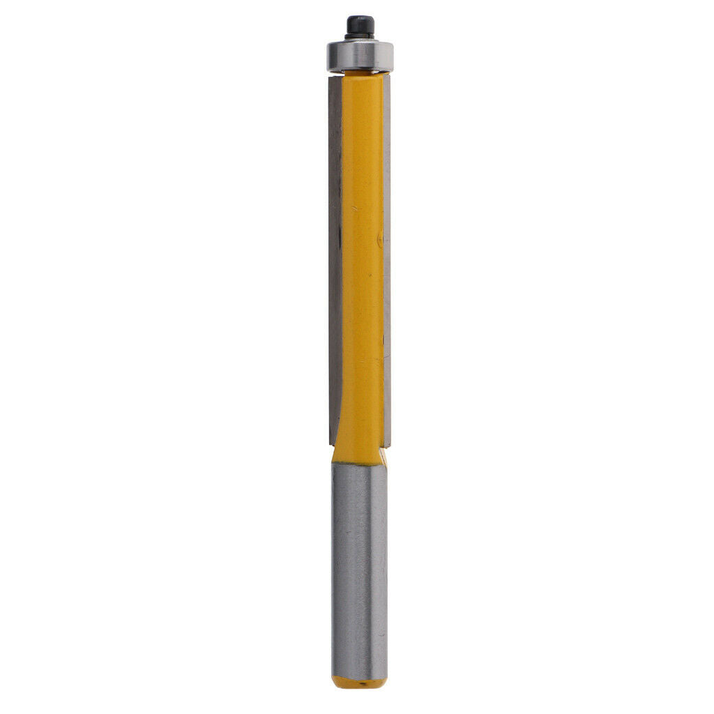Long straight 8mm Woodworking Milling Cutter with handle, Alloy Router Bit