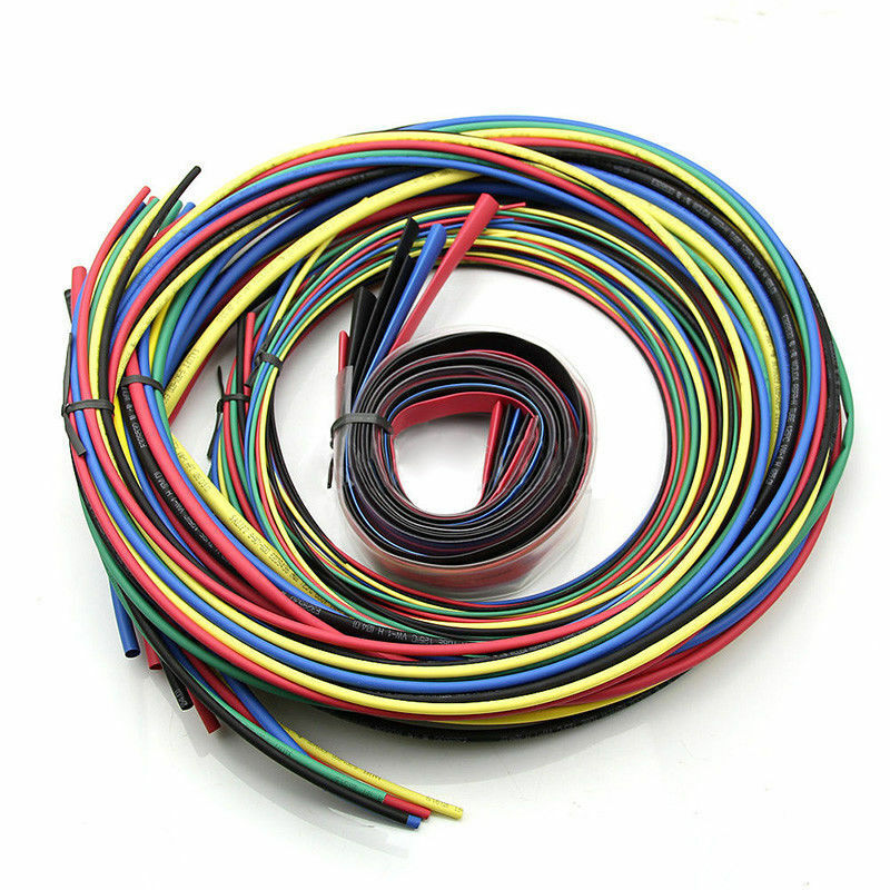 55m Cable Heat Shrink Tubing Sleeve Wire Wrap Tube Assortment Kit Tools