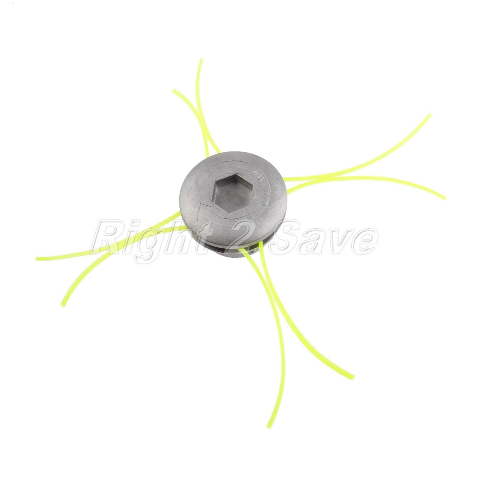 Brush Cutter Thread Nylon Cutting Line Replacement Aluminum Grass Trimmer Head