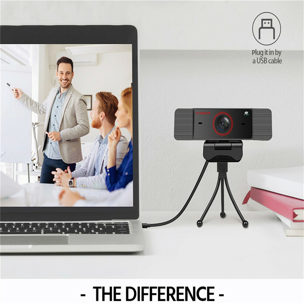 Webcam Full HD 2K 30FPS Web Camera with Microphone for Computer Laptop Desktop
