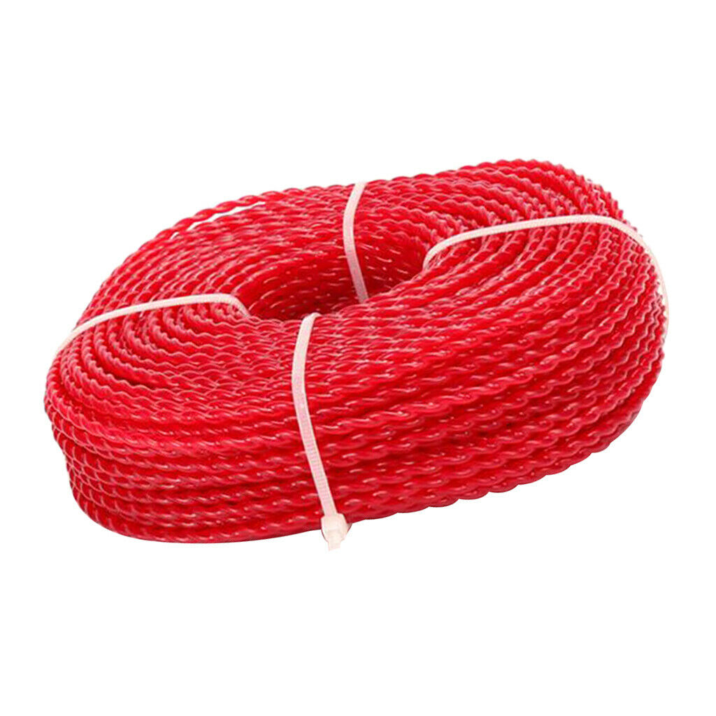 50m Nylon Trimmer Line Rope Roll Cord Cable Wire Grass Strimmer Garden Outdoor