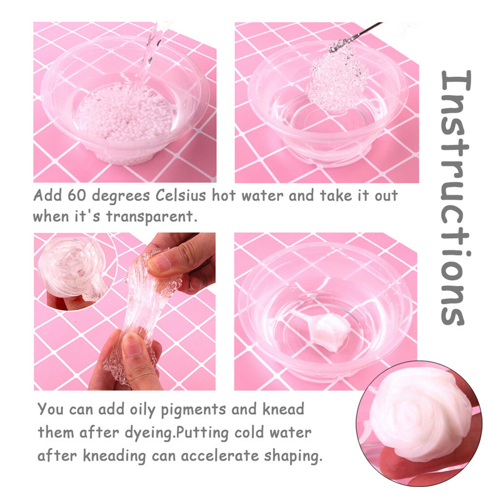 Dental 50g Thermal Beads Teeth Veneers Denture Temporary Tooth Repair Beads