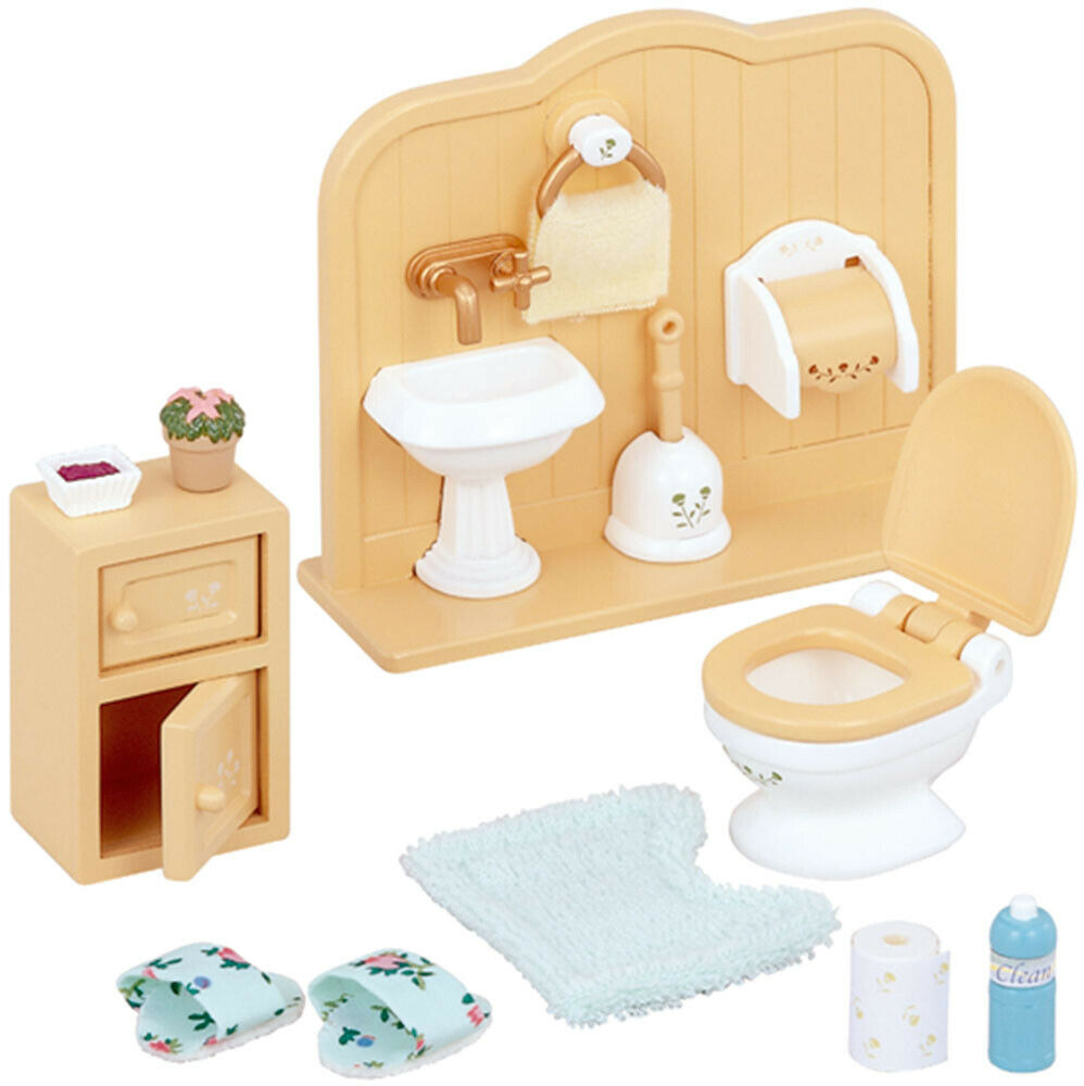 Sylvanian Families Furniture & Accessories 5020 Toilet Set /3+ Brand New In Box