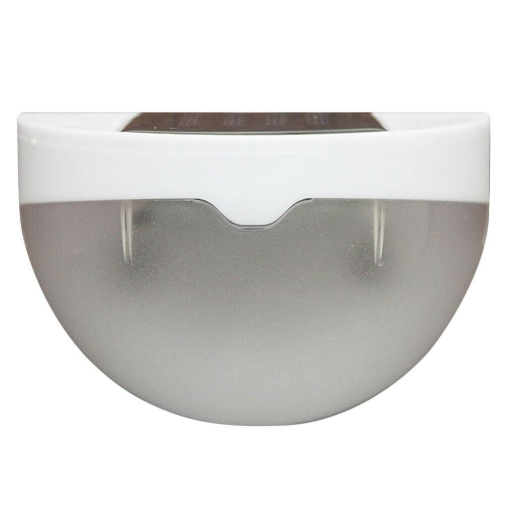 2 Pieces IP65 LED Solar Wall White Light for Patio Garden Fence Pathway