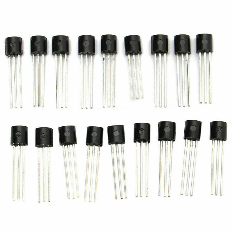 170pcs 17-value Triode Bipolar Transistor TO-92 NPN PNP Assortment Kit Set