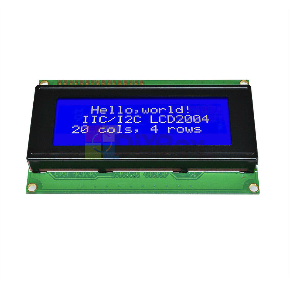 204 LCD 2004 20X4 Character LCD Display Module Blue Blacklight For Arduino