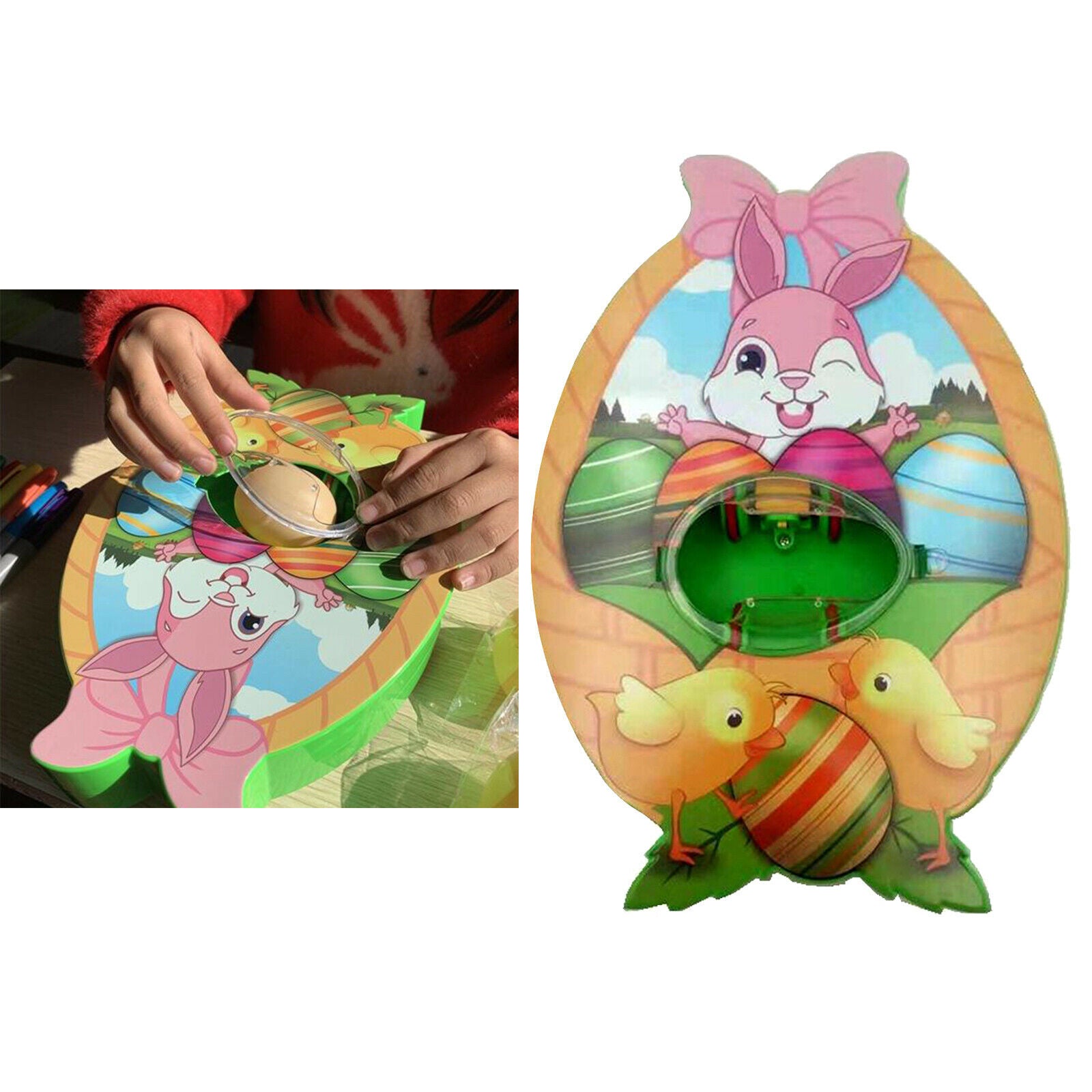 1Set Easter Egg Decorator Egg Decorations DIY Painting Toys Birthday Gift
