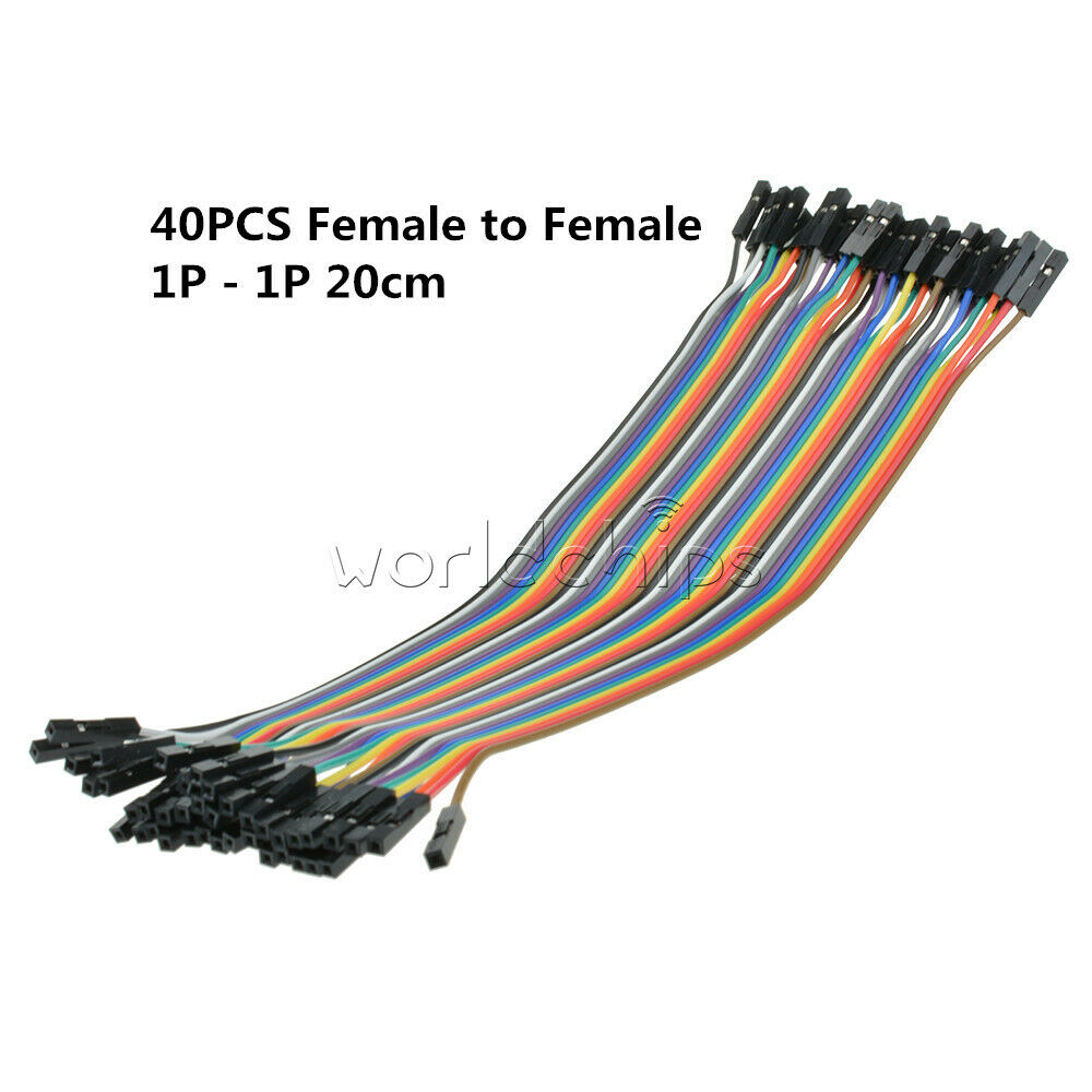 400X Set Dupont wire 20cm Cables Jumper 1p-1p header Connector Female to Female