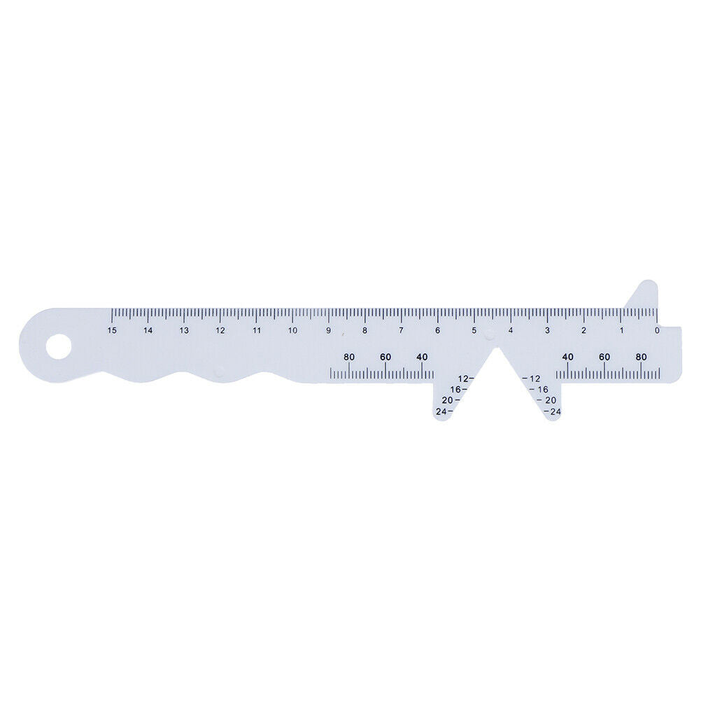 4 Types 4pcs/Set White Eye Straight Edge PD Ruler Pupillary Distance RulersJCDD