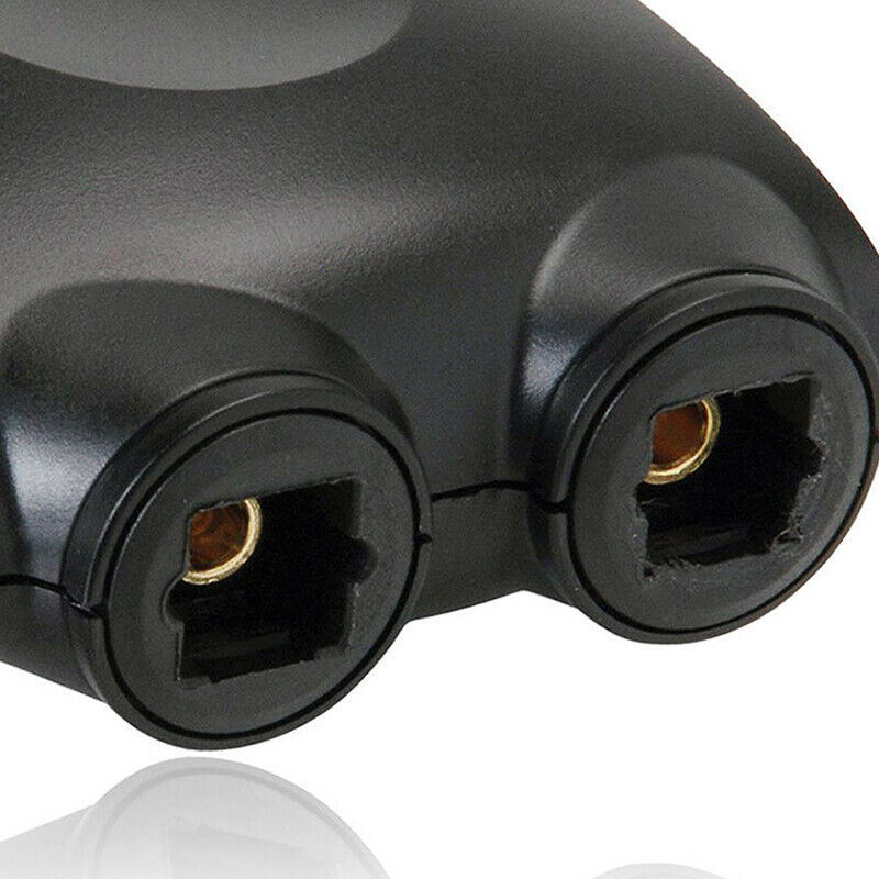 Cable Optical Digital Audio Splitter 2 Way Adapter Fiber Optic Converter D1V8V8