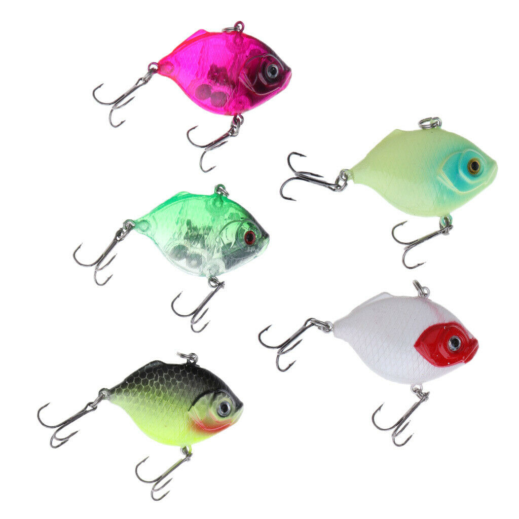 Artificial Fish Slow Sinking Diving/Floating Lures With Two Rotation Hooks