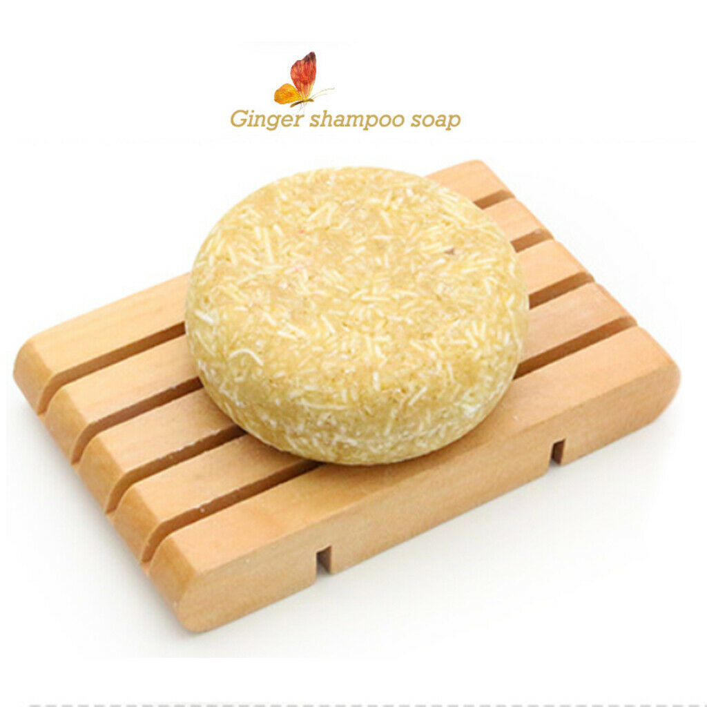 2 Pieces 100% Organic Solid Shampoo Soap Bar Eco-Friendly Hair Darkening