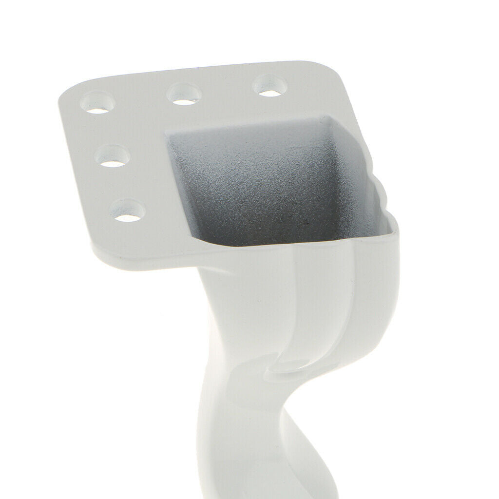 4x Sofa Leg Chair Couch Desk Table Feet Plinth Replacement H: 8cm White