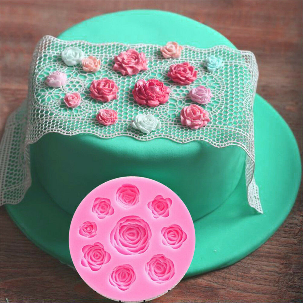 Blumen Silikonform Fondantform Kuchen dekorieren Werkzeuge Schokoladenform OZBD