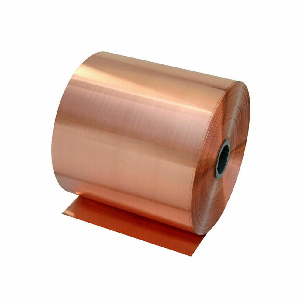 1PC 0.1 x 10 x 1000mm 99.9% Pure Copper T2 Cu Metal Sheet Foil Plate Strip