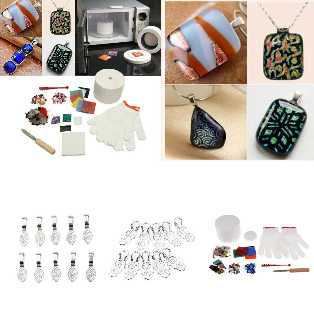 12 pieces high quality microwave oven kit for diy fusing glass oven jewelry set