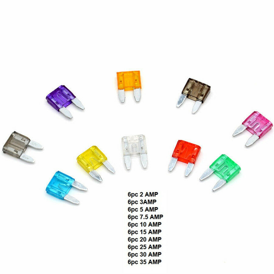 110Pcs Assorted Small & Middle Size Blade Fuse 2-35 AMP Insurance Auto Car Truck