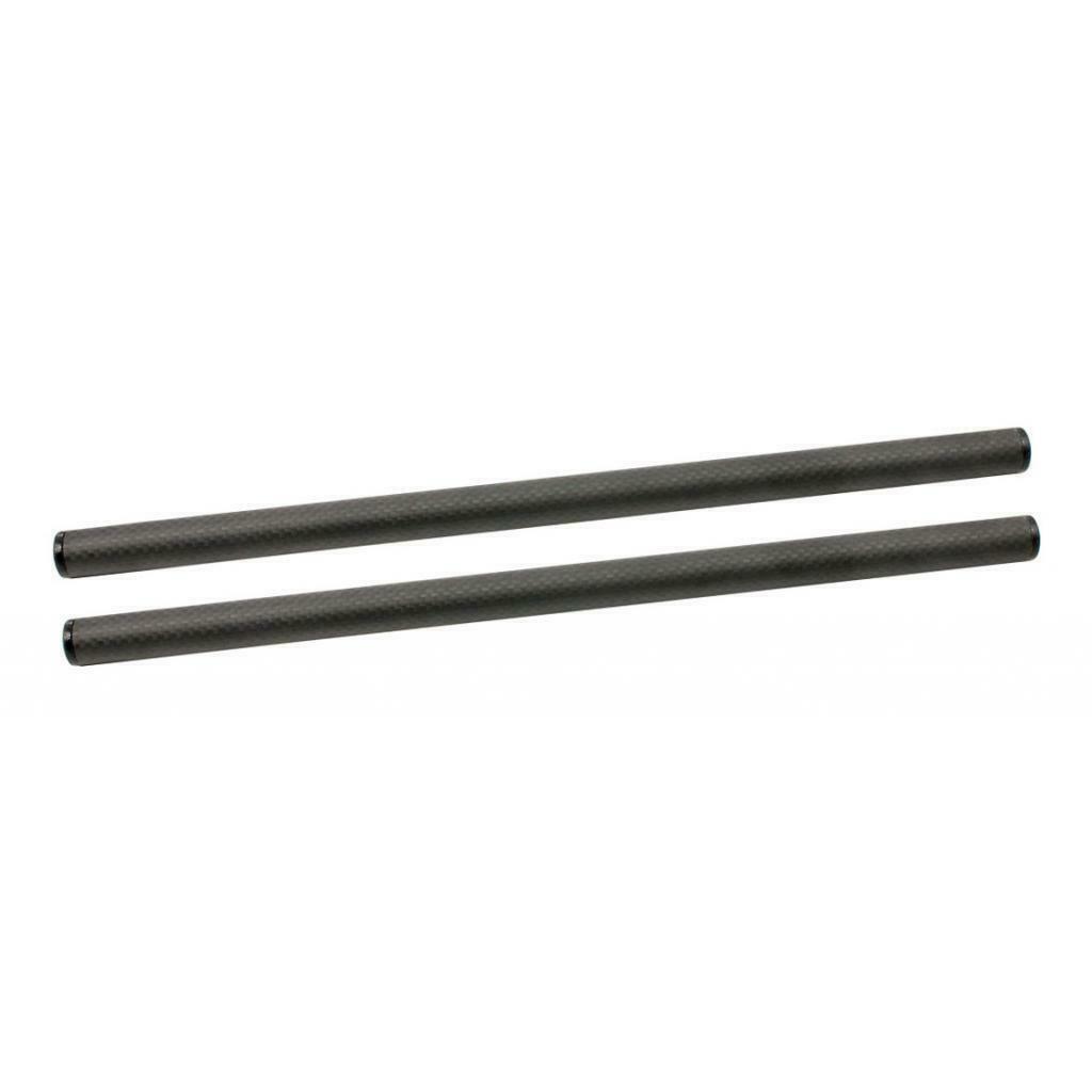 2pcs 30cm 12inch 15mm Carbon Fiber Rod for 15mm Rail DSLR Rig Support System