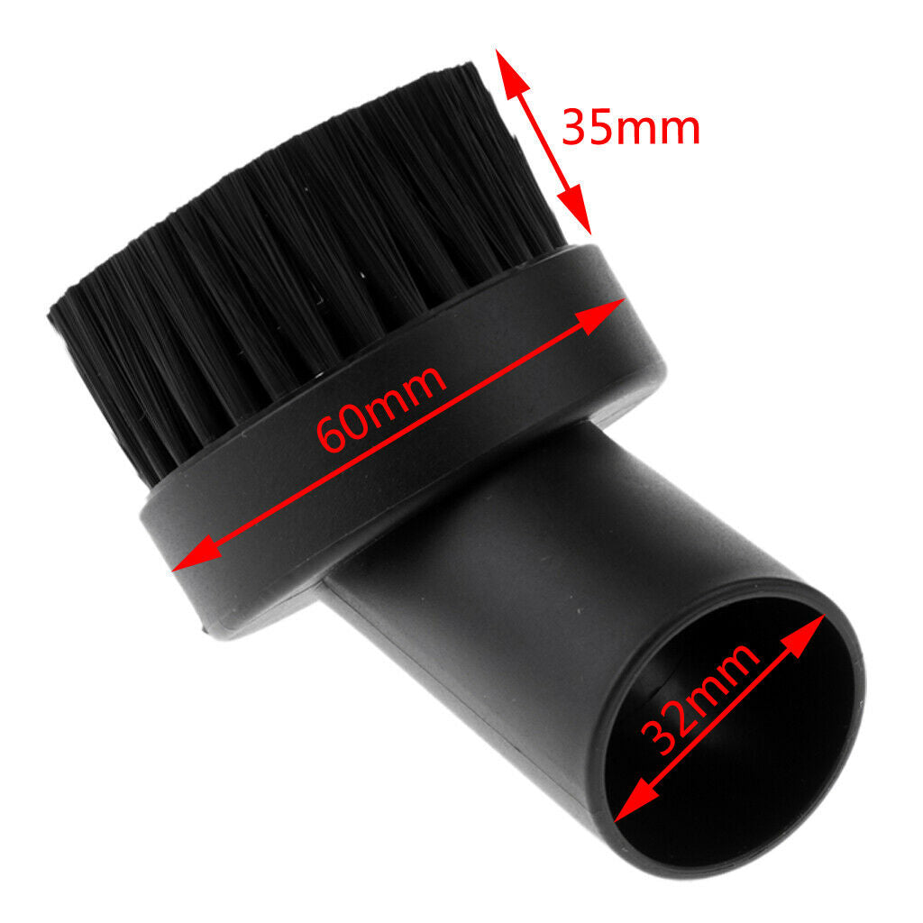 Bristle Round Dusting Brush Dust Tool Spare Parts for Vacuum Cleaner 32mm Short