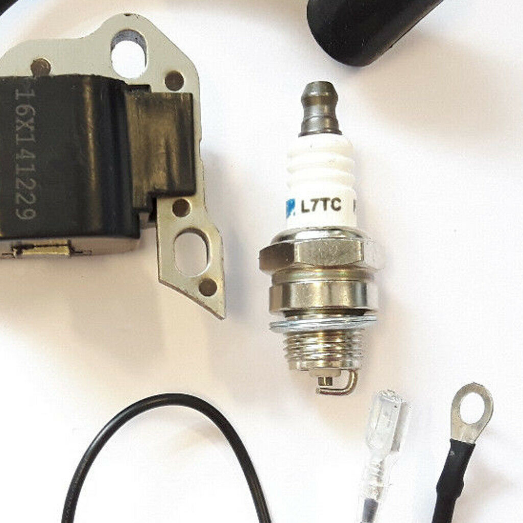 Ignition Coil Part and Spark Plug for Stihl 017 018 MS170 MS180 Chainsaw
