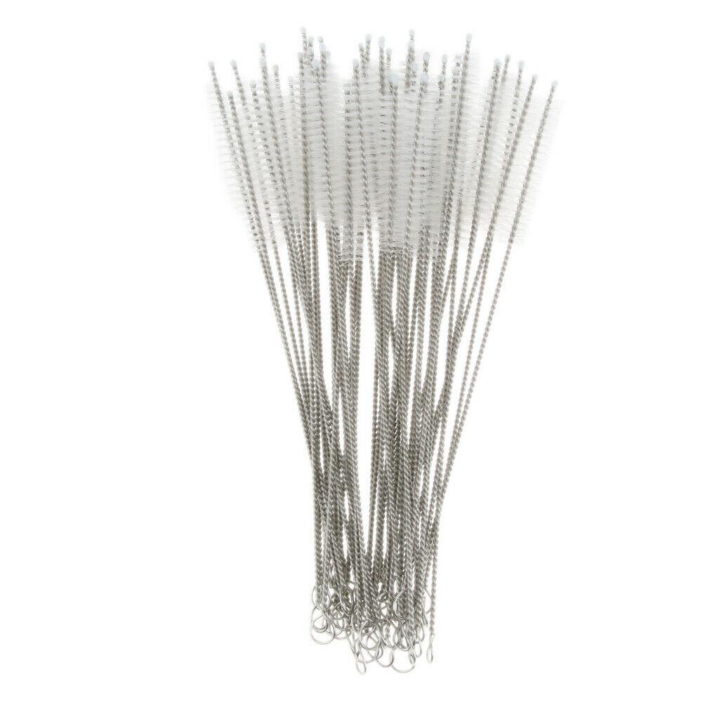 50x Cleaning Straws Steel Straws Industrial Tools Machine Supply