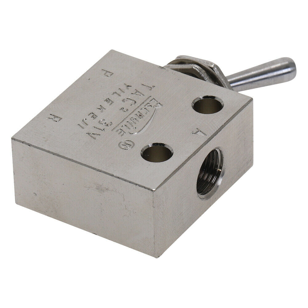 Toggle Valve Tac2-31V1/8"pt 2 Position 3 Way Pneumatic Knob Control On Off