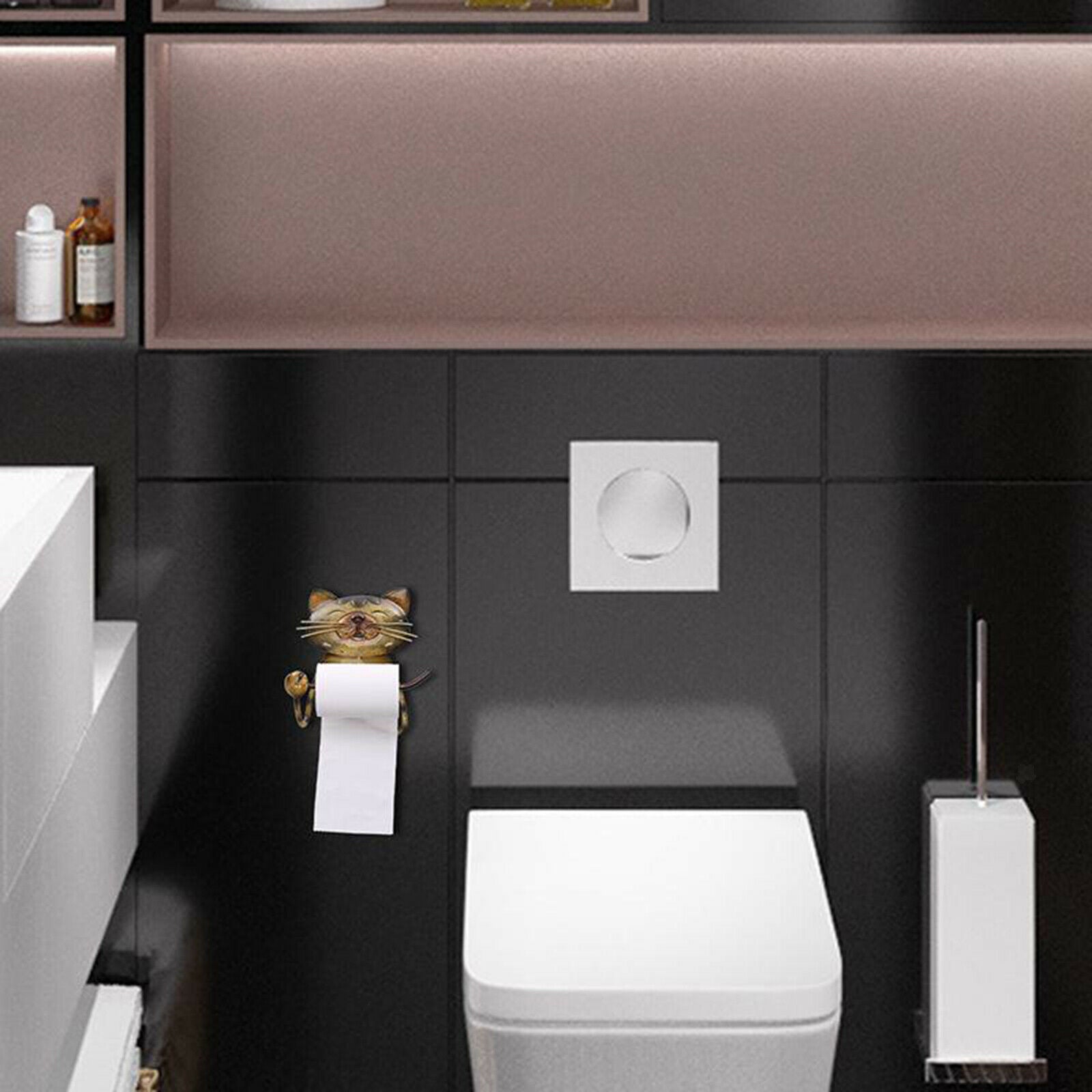 Wall Mounted Toilet Paper Holder Hotel Tissue Roll Paper Stand Towel Holders