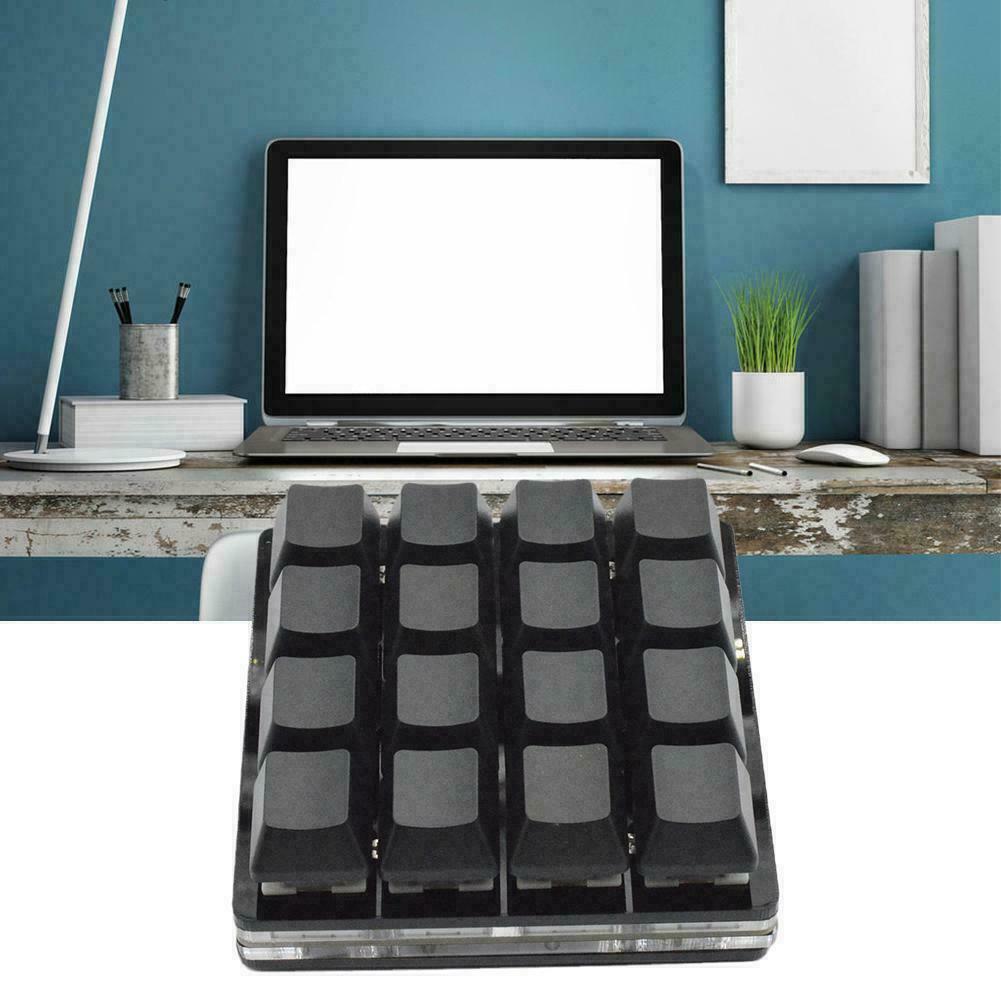 16-key Black Keypad Mechanical Keyboard Custom Shortcut Programmable Keys V1S6