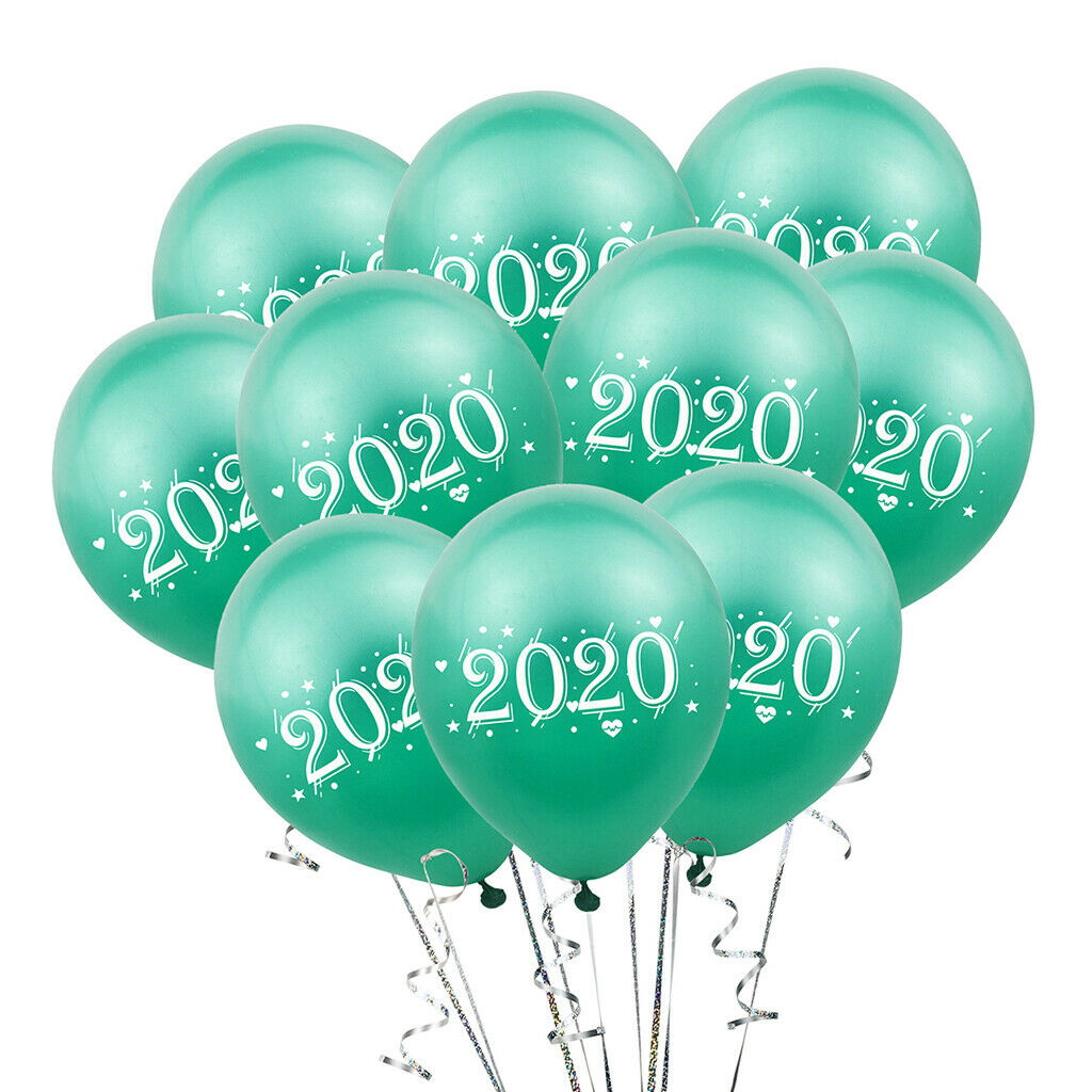 40pcs New Year Balloons Decorations New Year Wedding Favors Accessories