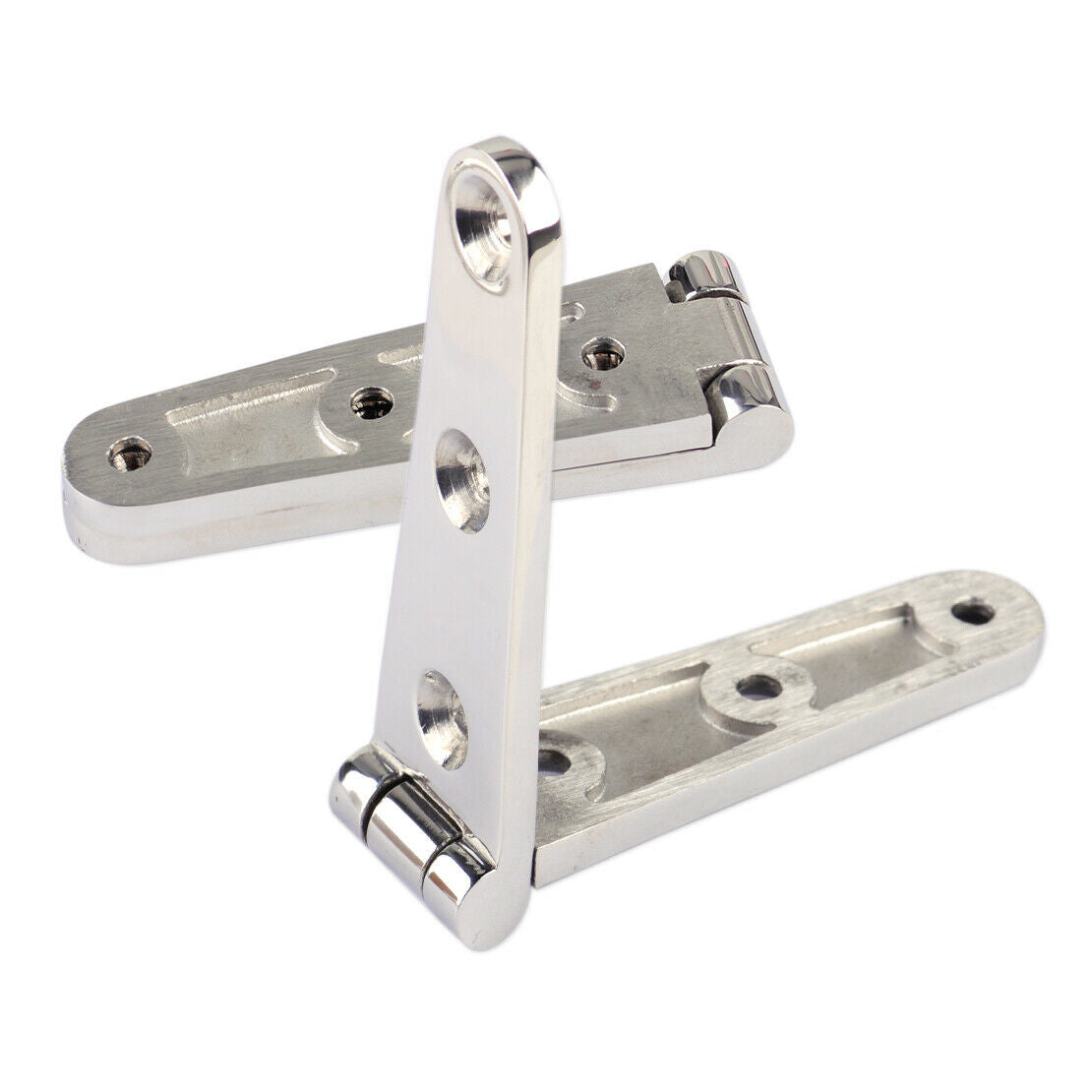 2x Boat Door Strap Hinges Marine Hardware 316 Stainless Steel Cast Durable An