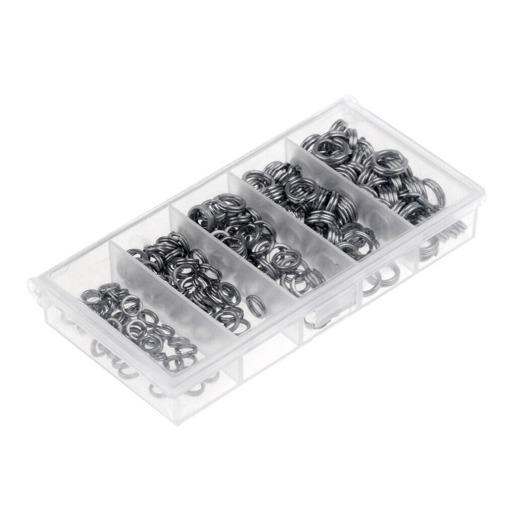 200Pcs Stainless Steel Fishing Lures Split