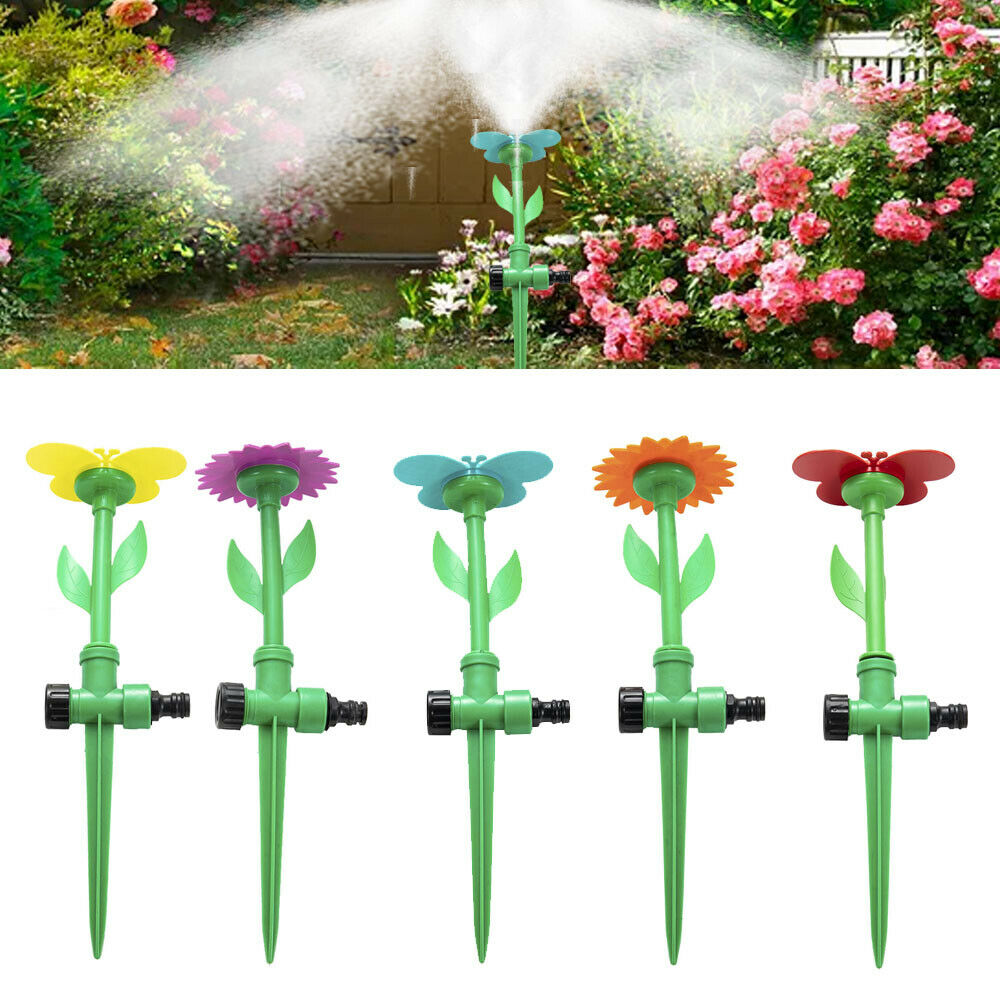 34CM Flower Garden Sprinkler Lawn Water Sprinkler Outdoor Hose Pipe Connector *1