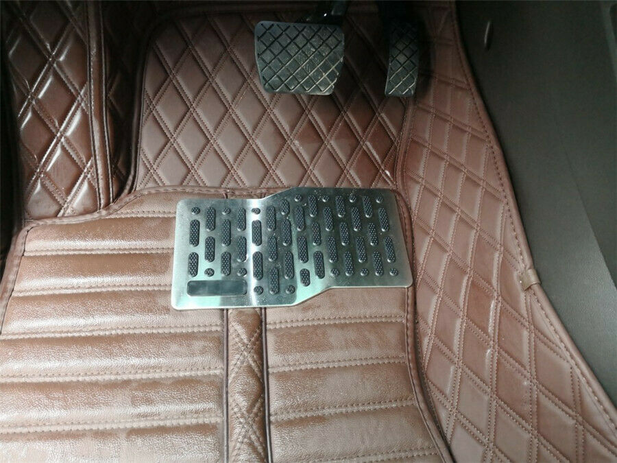 1 Pc Car Driver Side Floor Mat StrengthenPedal Anti-slip Hard Stainless Steel