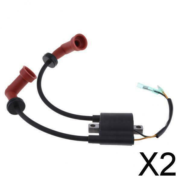 2X 1 Set Plastic CDI Igniter Assy for Yamaha Outboard 15HP 6B4 2 Stroke Engines