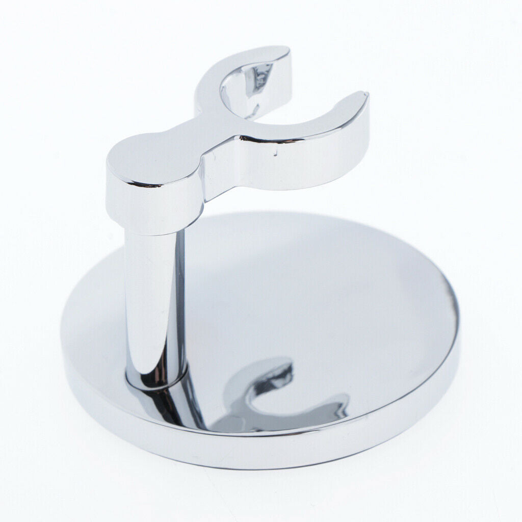 Stably Stainless Steel Mens Shaving Safety Razor Stand Holder Base Durable