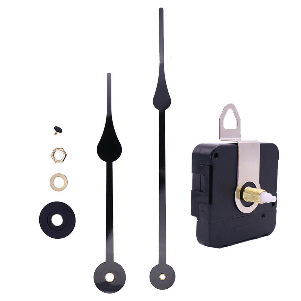 Mute Wall Clock Movement Repair Tool with 2 Long Pointers 20mm Inch Total Shaft