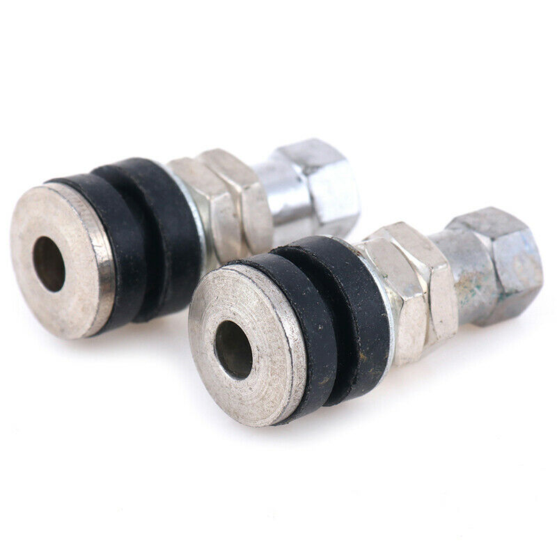 1Pair Chrome Metal Valve Stems Bolt In TR161 Metal Rod Tuner wheel tire C.l8