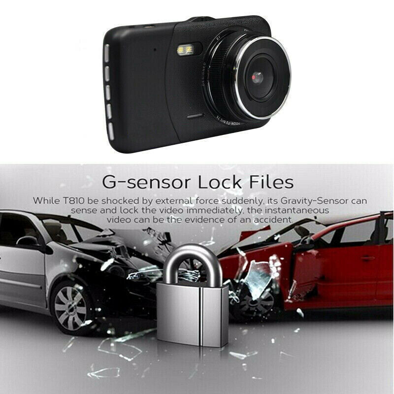 3.6inch 1080P Car WDR Hidden Camera Front Rear Dash Cam Dual Lens Video Recorder