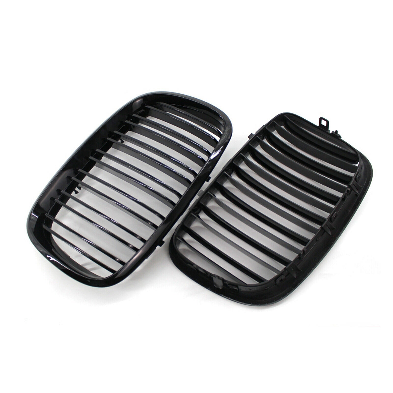 Black Grill Front Bumper Intake Kidney Grill Grille for BMW X5 E70 X5M Set