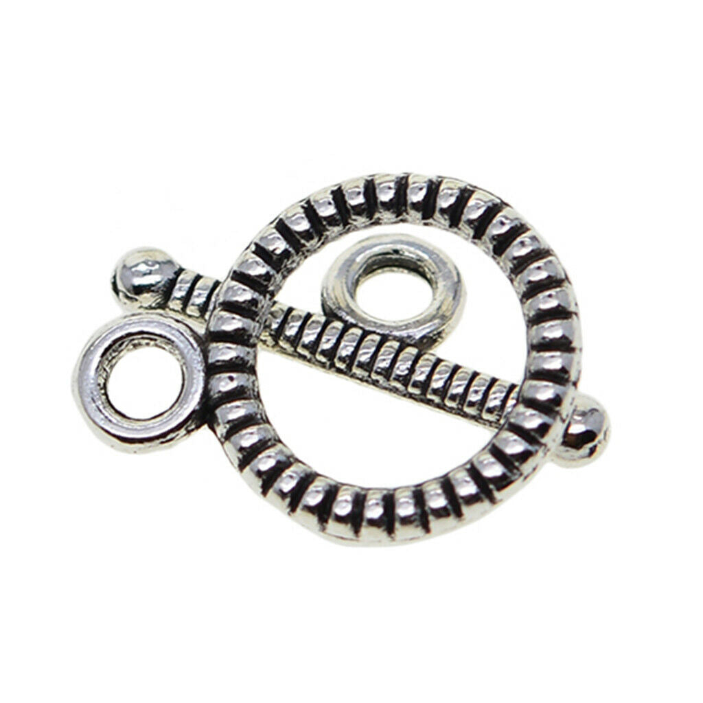 100x Carved OT Toggle Clasps Fashion Jewelry Making Connector End Clasp